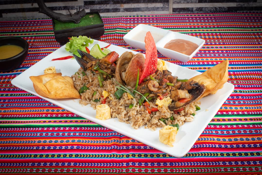 Arroz Chaufa de Mariscos